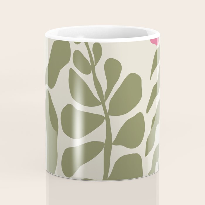 Mid-Century floral Coffee Mug Gallery Image 4