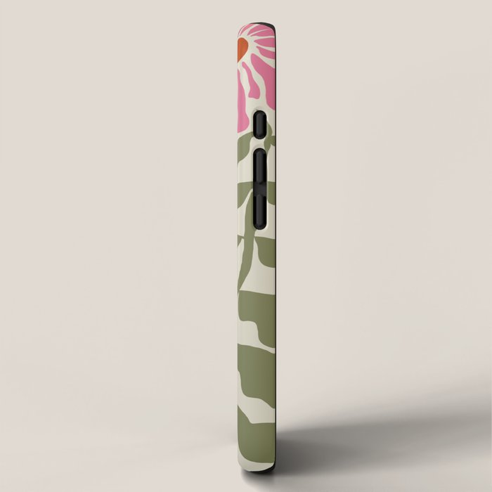 Mid-Century floral iPhone Case Gallery Image 2