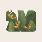 tropical floral Bath Mat Gallery Image 1