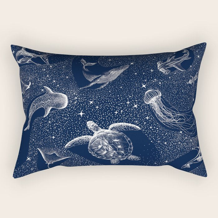 Cosmic Ocean Rectangular Pillow Gallery Image 2