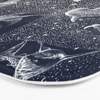 Cosmic Ocean Bath Mat Gallery Image 3