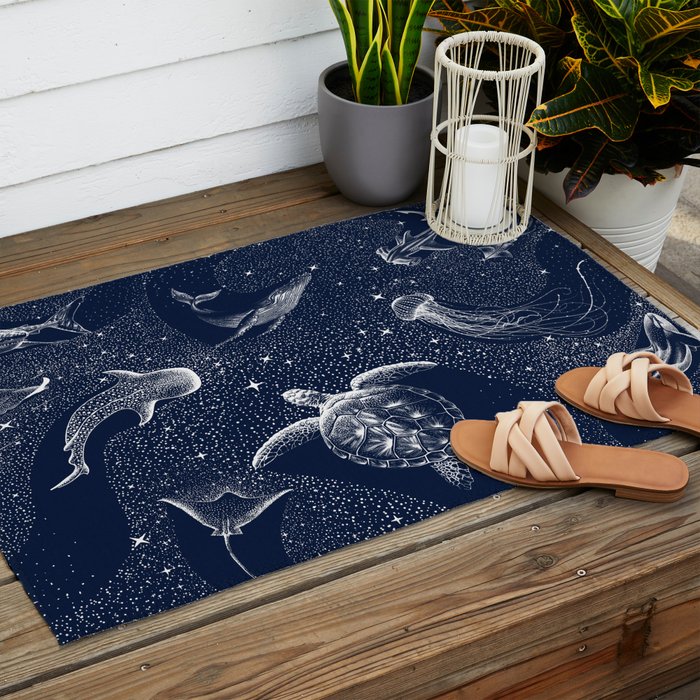 Cosmic Ocean Outdoor Rug Gallery Image 2