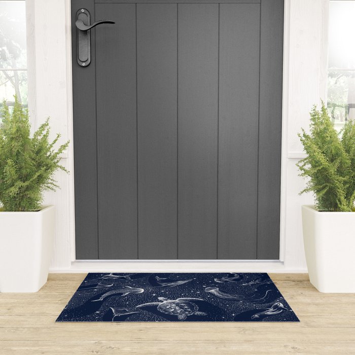 Cosmic Ocean Welcome Mat Gallery Image 3