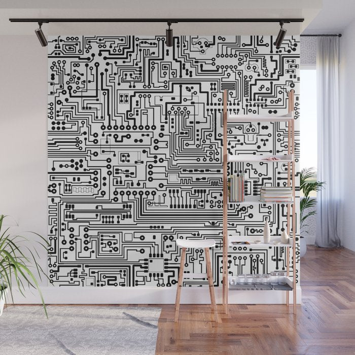 Circuit Board Wall Mural Gallery Image 1