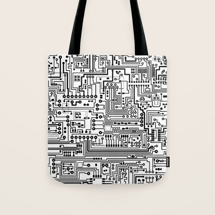 Circuit Board Tote Bag Gallery Image 1