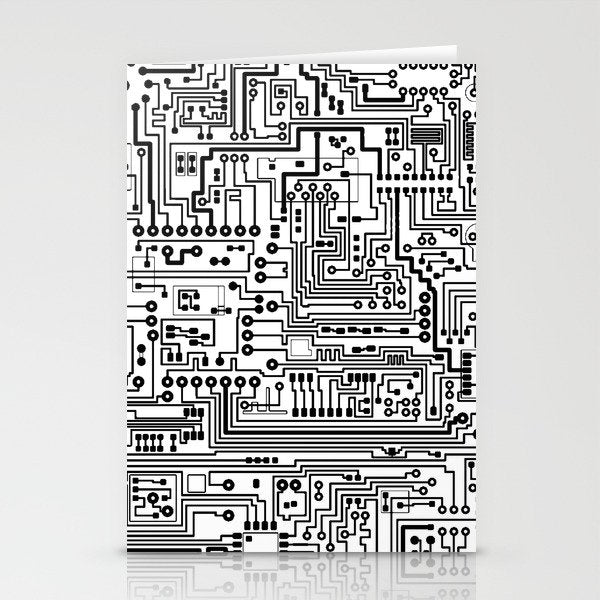 Circuit Board Stationery Card Gallery Image 2