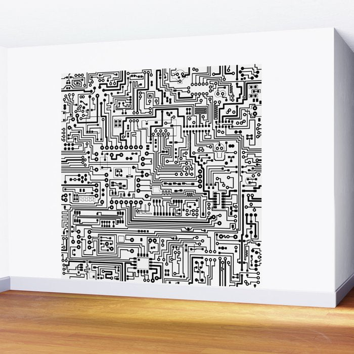 Circuit Board Wall Mural Gallery Image 2