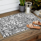 Circuit Board Outdoor Rug Gallery Image 2
