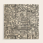 Circuit Board Wood Wall Art Gallery Image 1