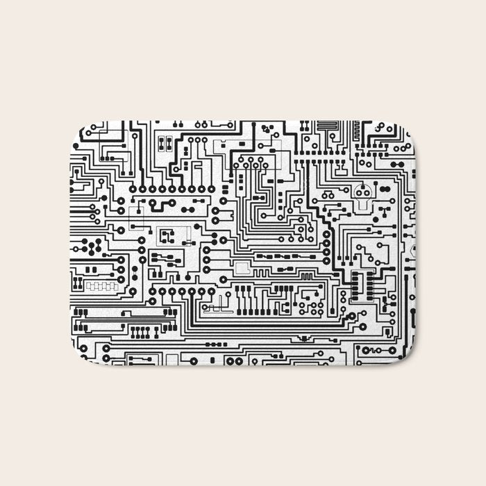Circuit Board Bath Mat Gallery Image 1