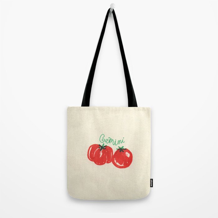 gemini tomato Tote Bag Gallery Image 2