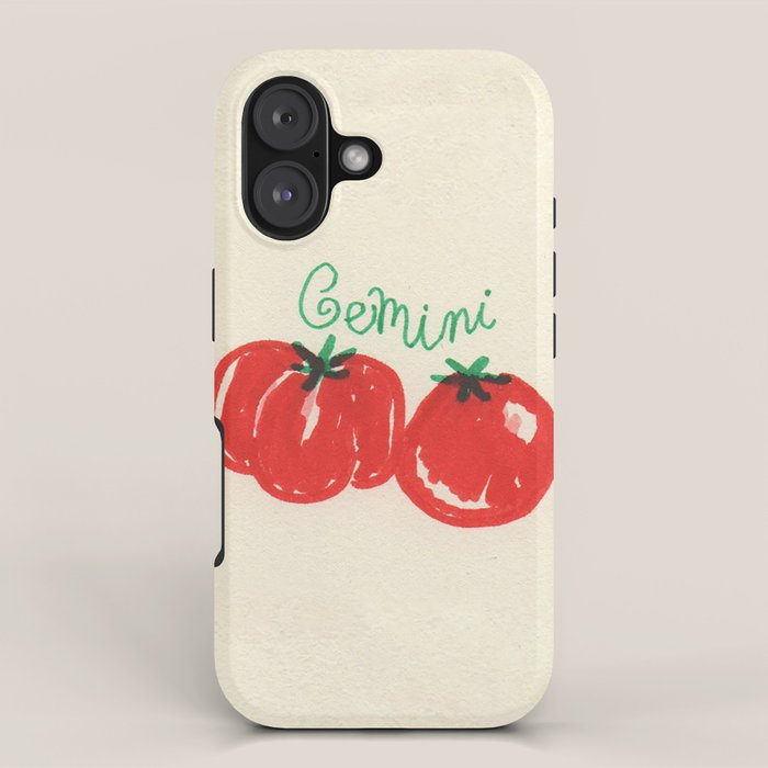 gemini tomato iPhone Case Gallery Image 1