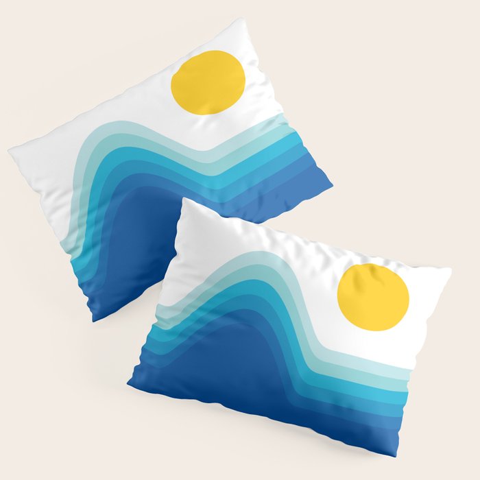 Ocean Horizon Pillow Sham Gallery Image 1