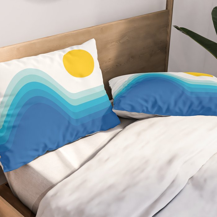 Ocean Horizon Pillow Sham Gallery Image 2