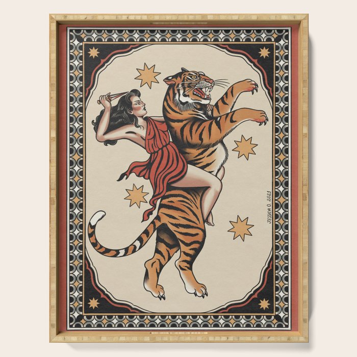 Amazona (dressed) Serving Tray Gallery Image 1