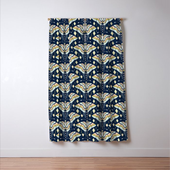 La Maison des Papillons - Midnight Window Curtain Gallery Image 3