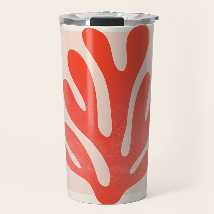 Jazz Leaf: Matisse Edition | Mid Century Series Travel Mug Gallery Image 1