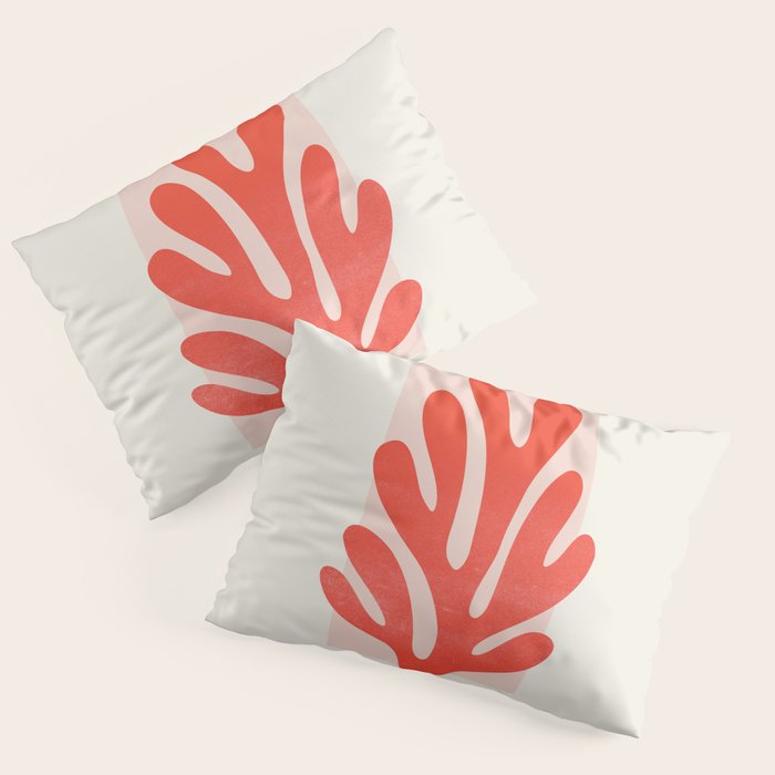 Jazz Leaf: Matisse Edition | Mid Century Series Pillow Sham Gallery Image 3