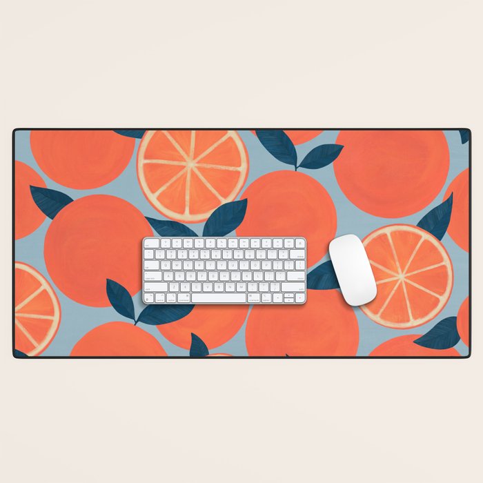 Canned Oranges Desk Mat Gallery Image 1