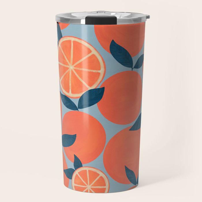 Canned Oranges Travel Mug Gallery Image 1