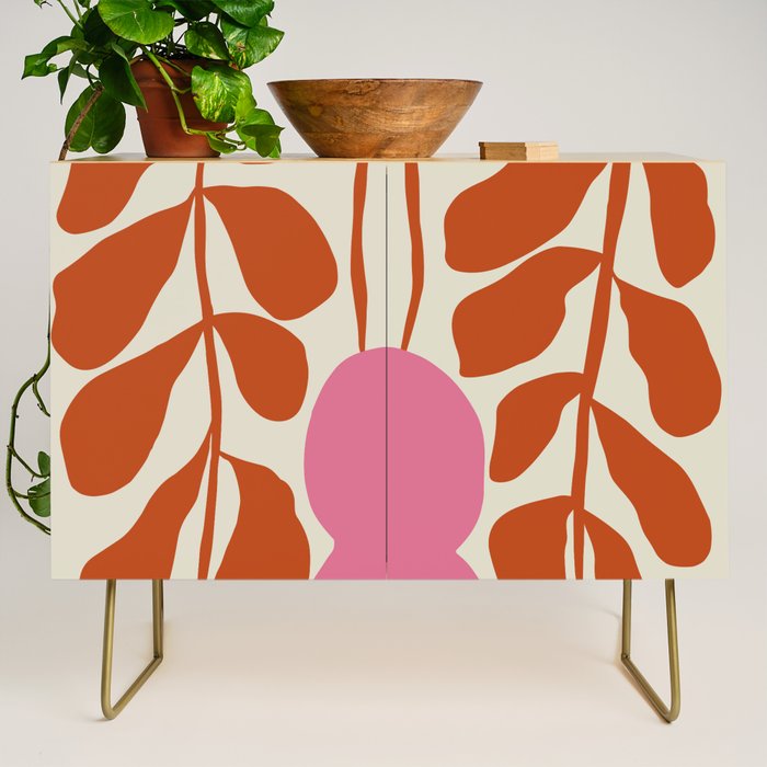 Dropping orange fern  Credenza Gallery Image 1