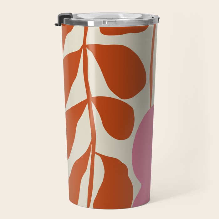 Dropping orange fern  Travel Mug Gallery Image 3