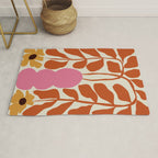 Dropping orange fern  Rug Gallery Image 1