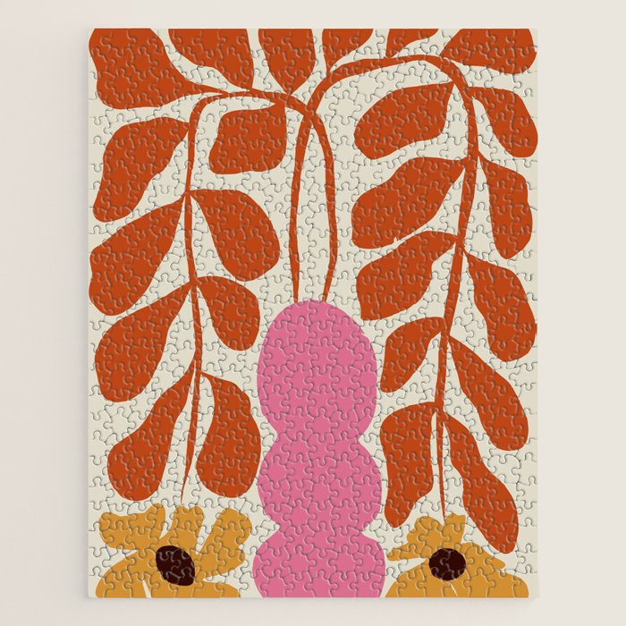 Dropping orange fern  Jigsaw Puzzle Gallery Image 1