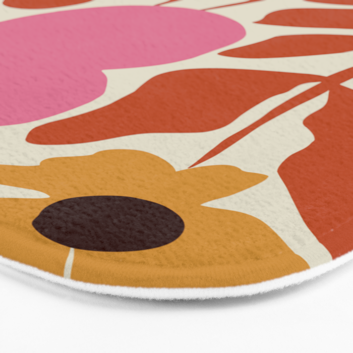 Dropping orange fern  Bath Mat Gallery Image 3