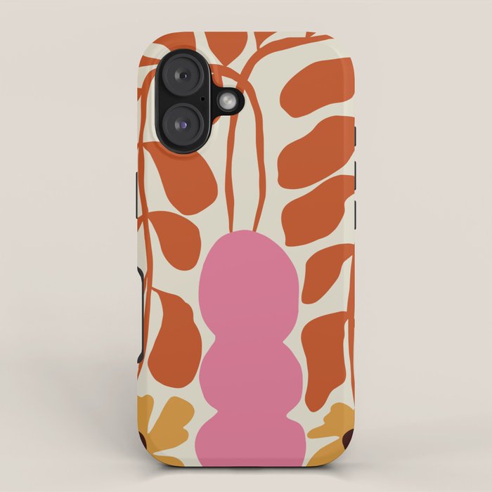 Dropping orange fern  iPhone Case Gallery Image 1