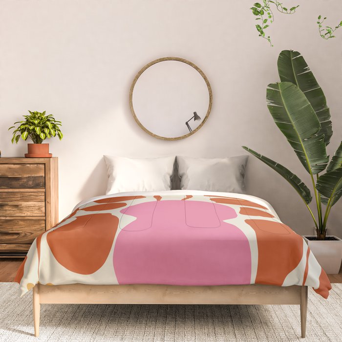 Dropping orange fern  Comforter Gallery Image 3