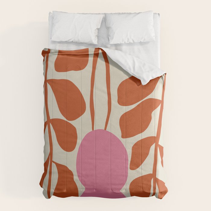 Dropping orange fern  Comforter Gallery Image 6