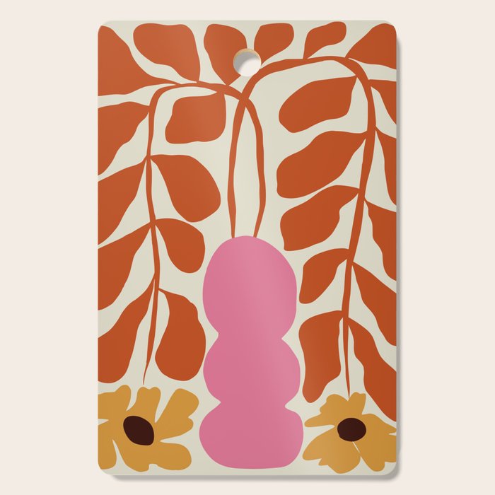 Dropping orange fern  Cutting Board Gallery Image 1