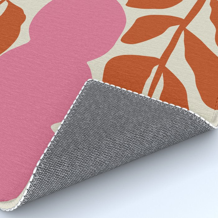 Dropping orange fern  Rug Gallery Image 4