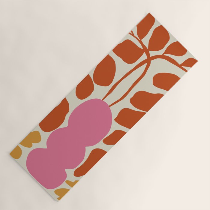 Dropping orange fern  Yoga Mat Gallery Image 1
