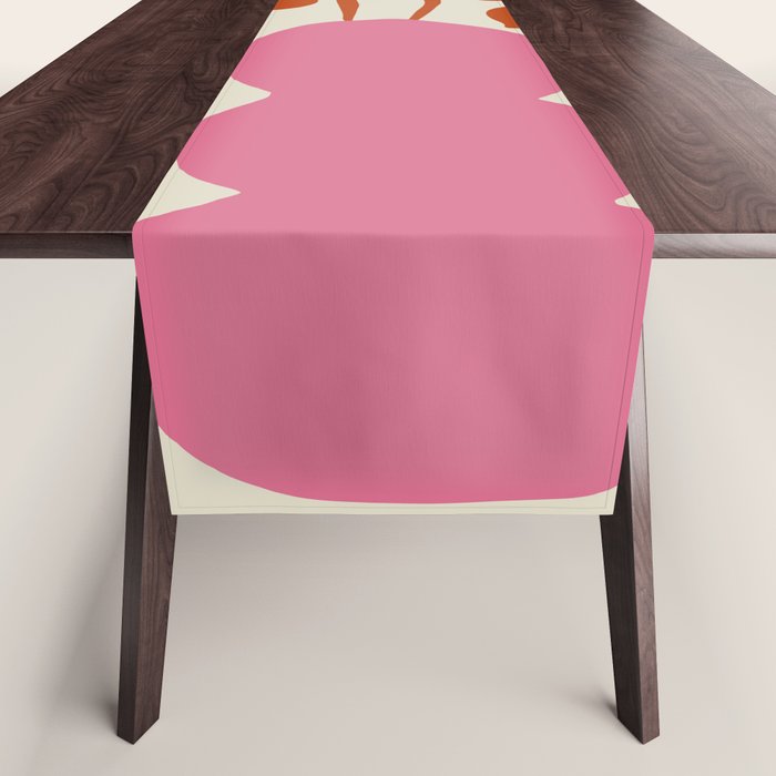 Dropping orange fern  Table Runner Gallery Image 1