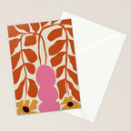 Dropping orange fern  Stationery Card Gallery Image 2