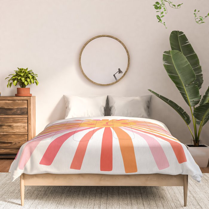 Retro Sunshine â Pink & Peach Comforter Gallery Image 3