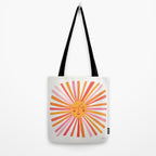 Retro Sunshine â Pink & Peach Tote Bag Gallery Image 2
