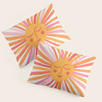 Retro Sunshine â Pink & Peach Pillow Sham Gallery Image 3