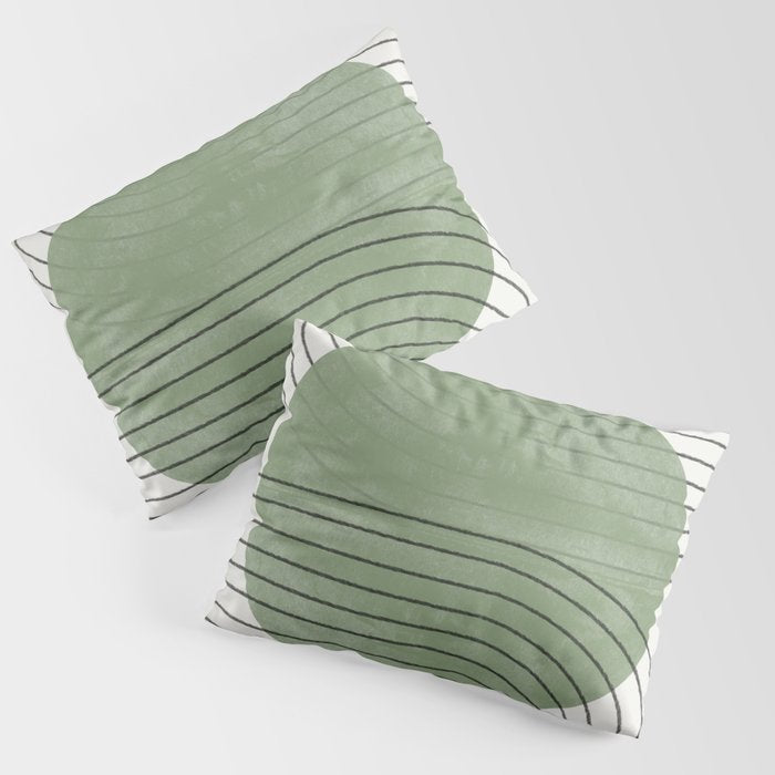 Green Light Summer Vibe  Pillow Sham Gallery Image 3