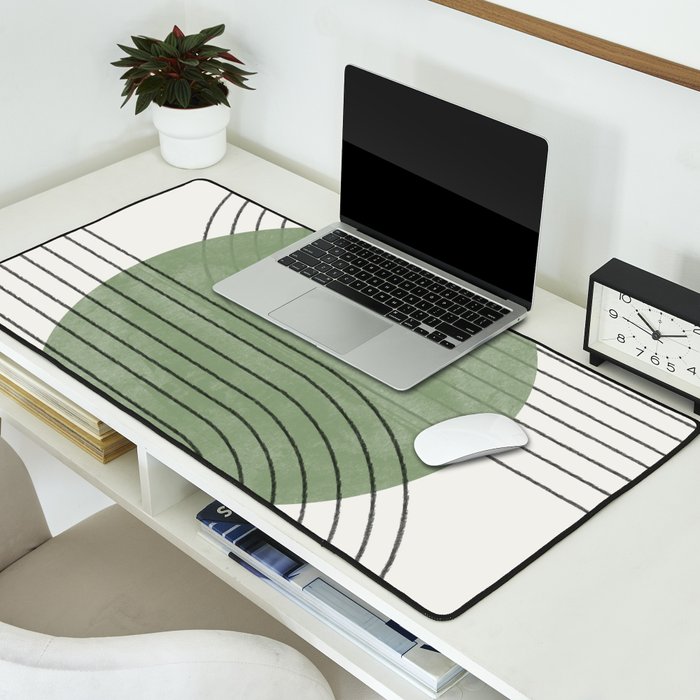 Green Light Summer Vibe  Desk Mat Gallery Image 2