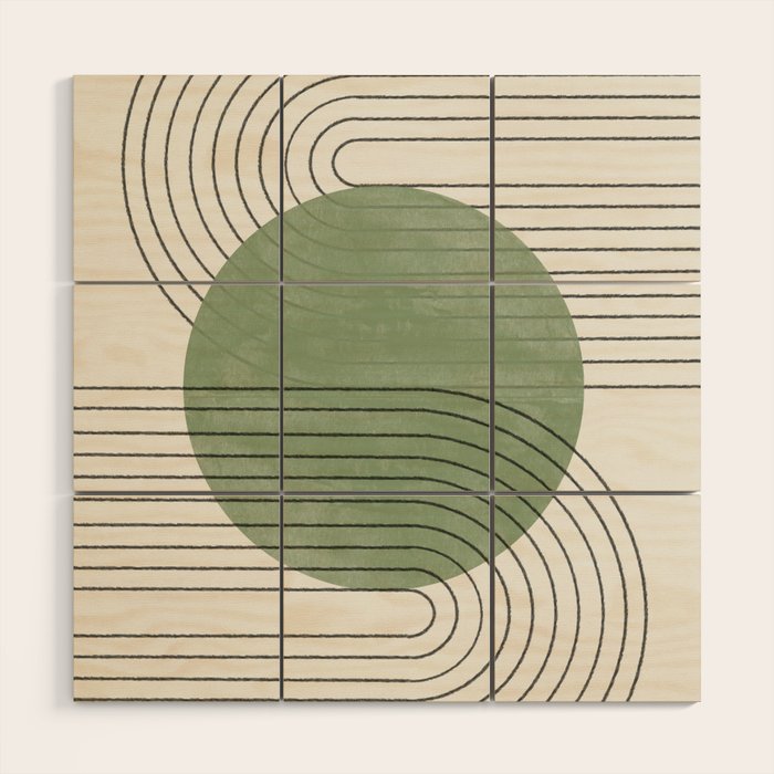 Green Light Summer Vibe  Wood Wall Art Gallery Image 1
