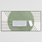 Green Light Summer Vibe  Desk Mat Gallery Image 1