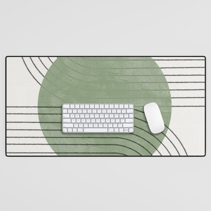 Green Light Summer Vibe  Desk Mat Gallery Image 1