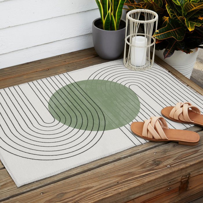 Green Light Summer Vibe  Outdoor Rug Gallery Image 2