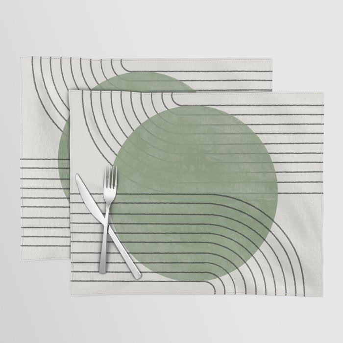 Green Light Summer Vibe  Placemat Gallery Image 1