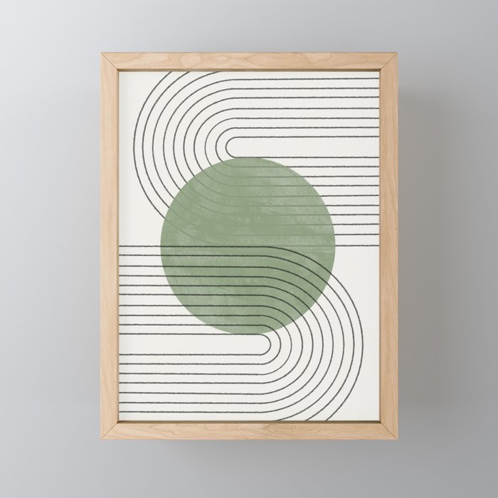 Green Light Summer Vibe  Mini Art Print Gallery Image 1