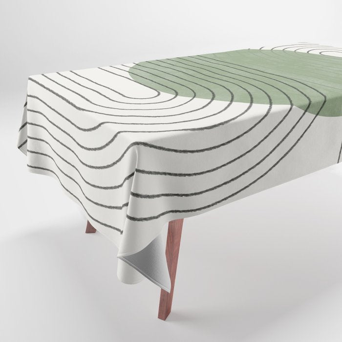 Green Light Summer Vibe  Tablecloth Gallery Image 1