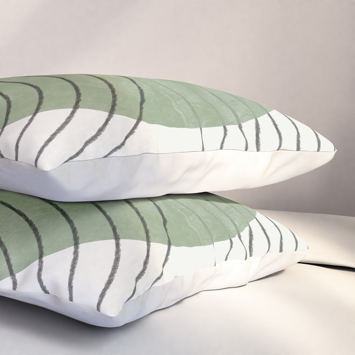 Green Light Summer Vibe  Pillow Sham Gallery Image 3